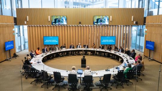 The London Policing Board meeting at City Hall