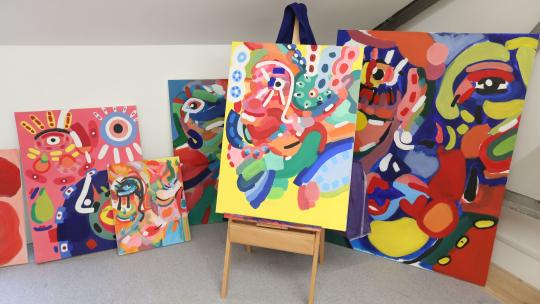 Artwork in studio in Acton and Park Royal Creative Enterprise Zone