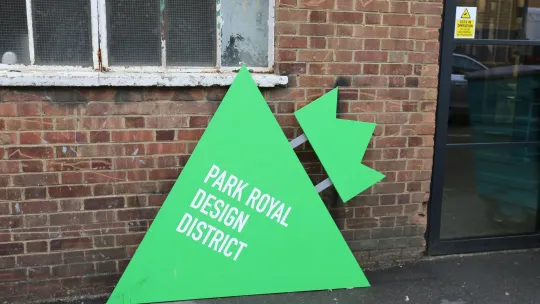Artwork in studio in Acton and Park Royal Creative Enterprise Zone