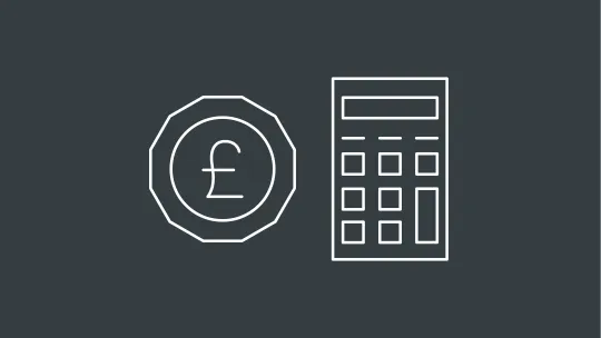 COIN AND CALCULATOR icon