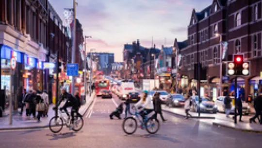 Clapham High Street at Dusk