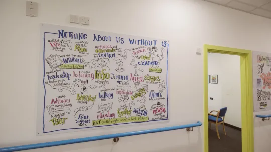 Corridor and Accessible Meeting Room, Action on Disability