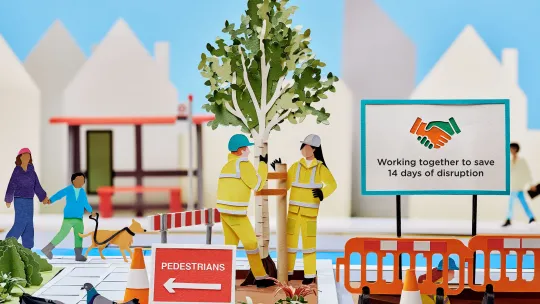 Healthy Streets Illustrated image.