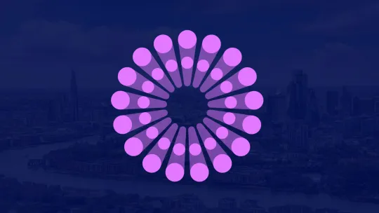 London Growth Plan rosette logo on blue background