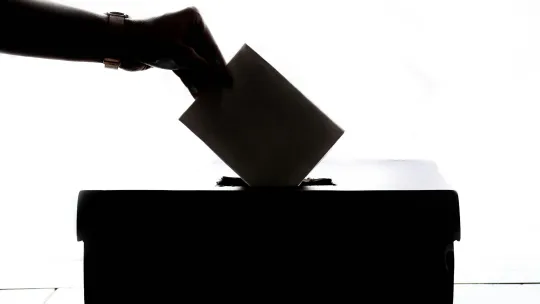 Election ballot box 