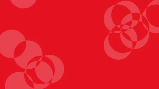 Light red circles on a red background