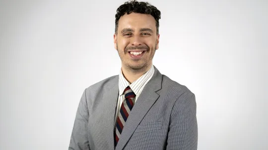 Man smiling at camera