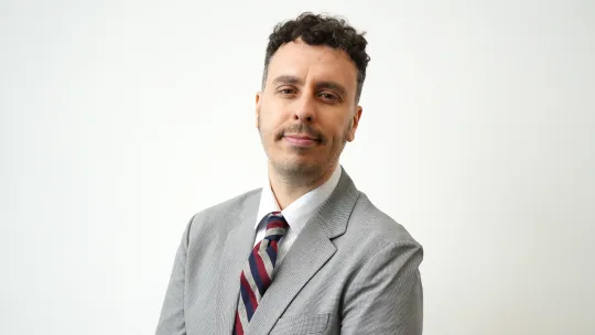 Person looking at camera