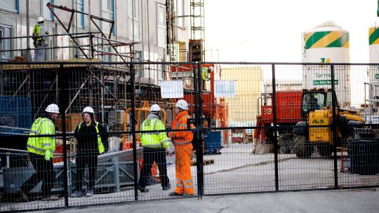 Barking and Dagenham construction site