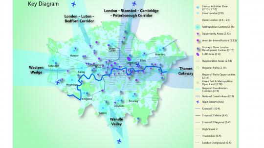 London Plan Key Diagram from Chapter 2