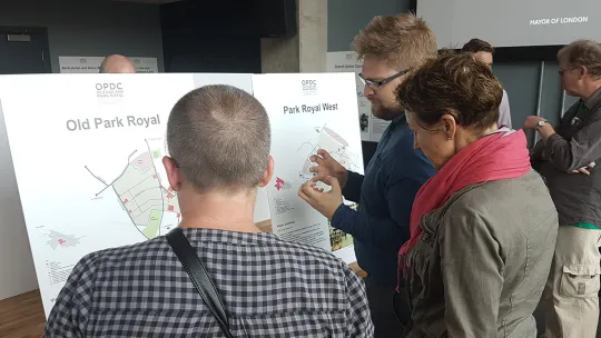 Community event in Old Oak Park Royal