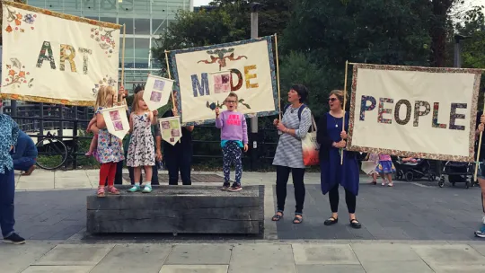 Stitch, Print, Process! by Made in Merton. Photo Credit Madeline Meckiffe.