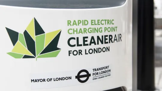 Rapid electric charging point 