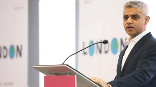 Sadiq Khan, Mayor of London speaks at London is Open event