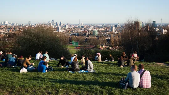 People on Primrose Hill