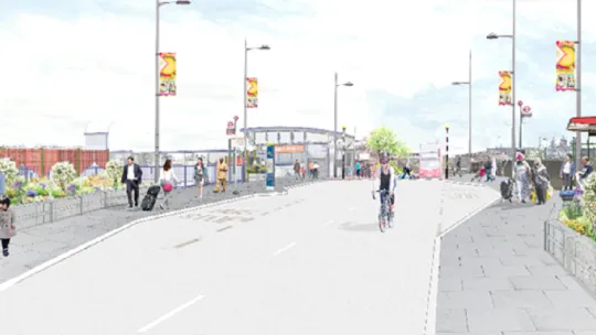 Sketch of Willesden Junction station