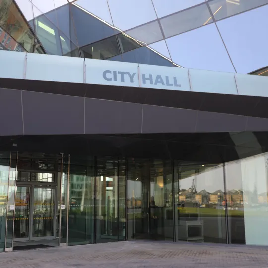 City Hall entrance