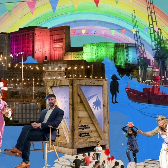 Royal Docks Original festival illustration of events