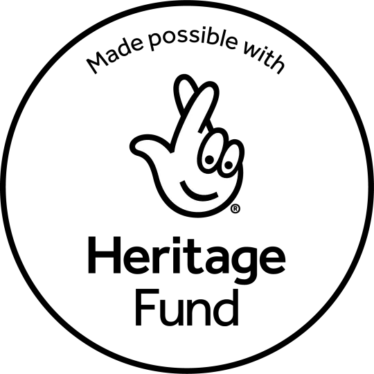 Logo: Made possible with The National Lottery Heritage Fund