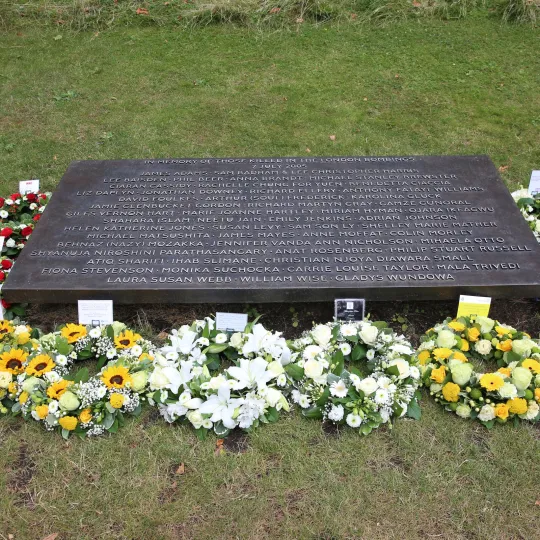 Memorial wreaths laid