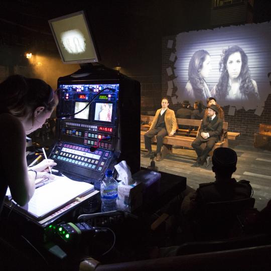 Performers at Rose Bruford College theatre