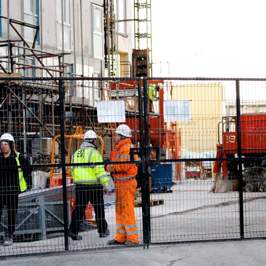 Barking and Dagenham construction site