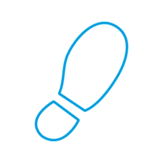 Footprint icon