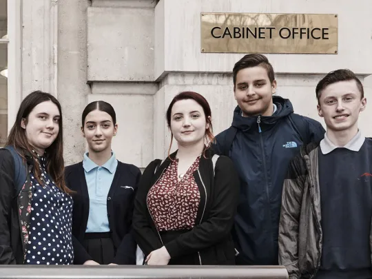 London Enterprise Advisers Network school visit to the Cabinet Office