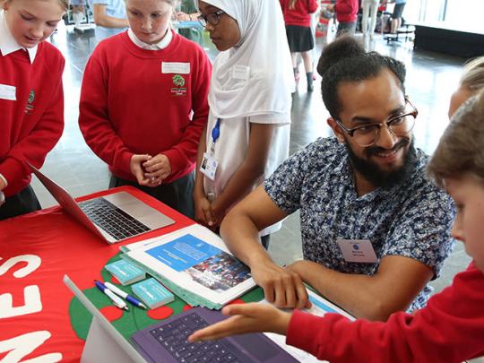 Barnes Primary school's project at the Unilever BrightFuture Grant event