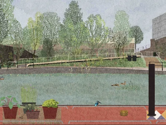 OPDC - illustration of Old Oak Lane ramp