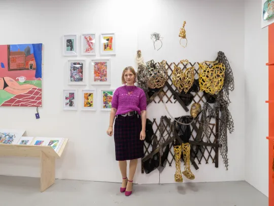 woman with costume designs
