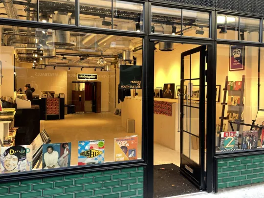 Museum of Youth Culture pop up front image of the store