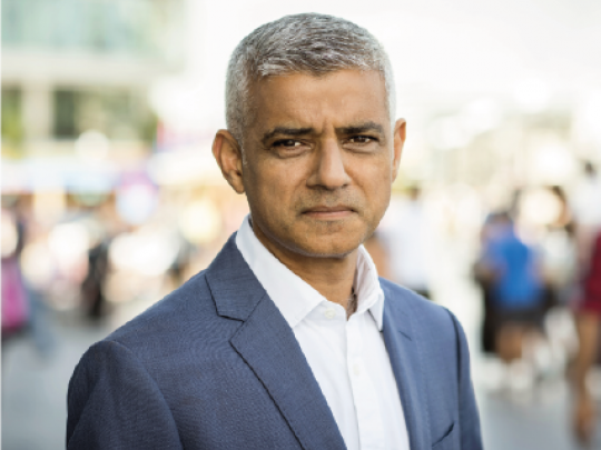 Sadiq Khan Mayor of London