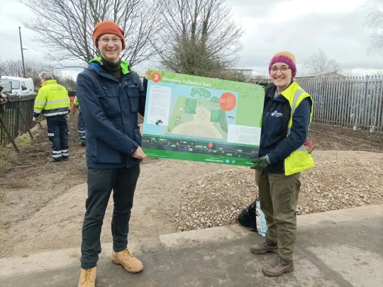 Green Way Pollinator Trail volunteers