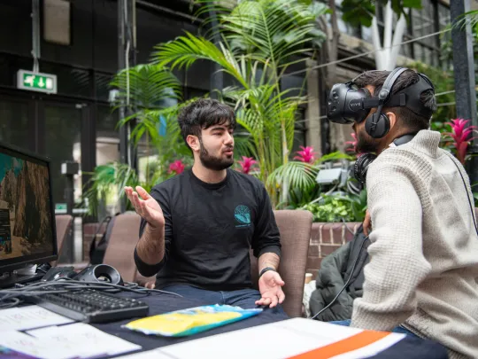 VR goggles at Future X Skills