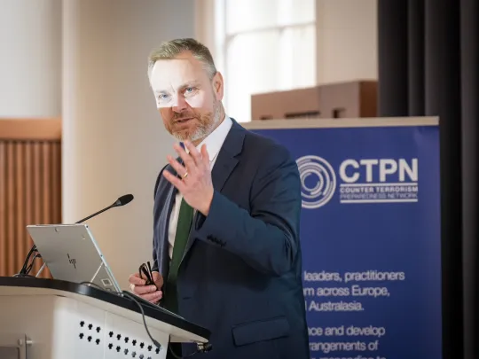 Matt Jukes, Head of UK Counter Terrorism Policing, presents on Current and Future Security Priorities for Cities.