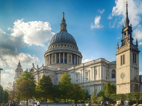 St Paul's Cathedral from the south east