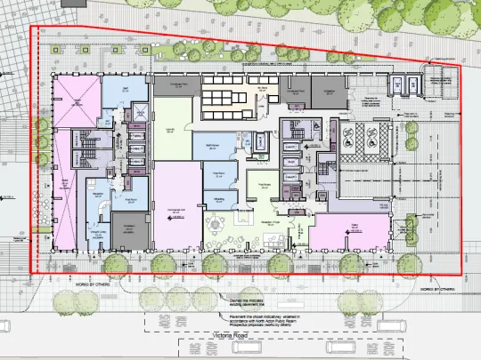 Map of Ground Floor Plan