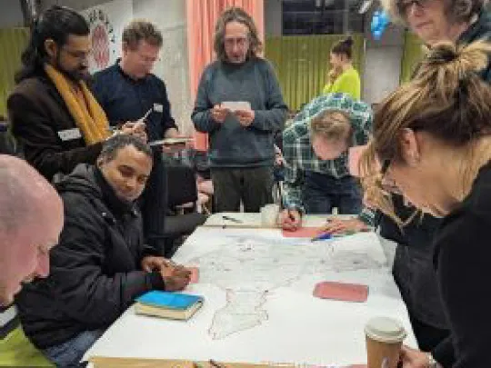 Group of people at CLH accelerator workshop