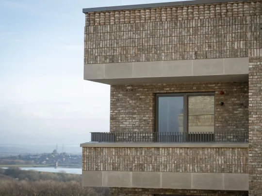 Balcony and windows of a flat