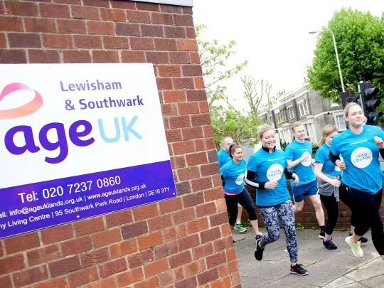 Age UK Southwark runners