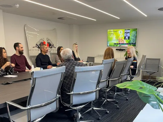 BE;Spoke green group meeting