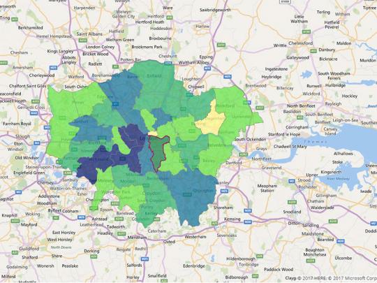 Natural Capital Account map