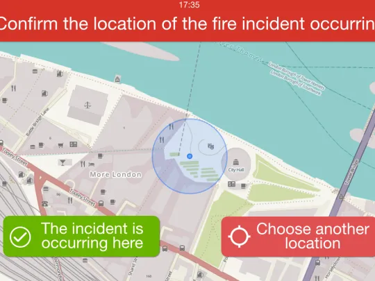 Fire app location feature