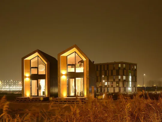 Pop-up housing built in Amsterdam