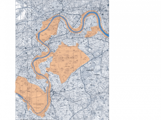 Map 7.6: Thames Policy Area Hampton to Wandsworth