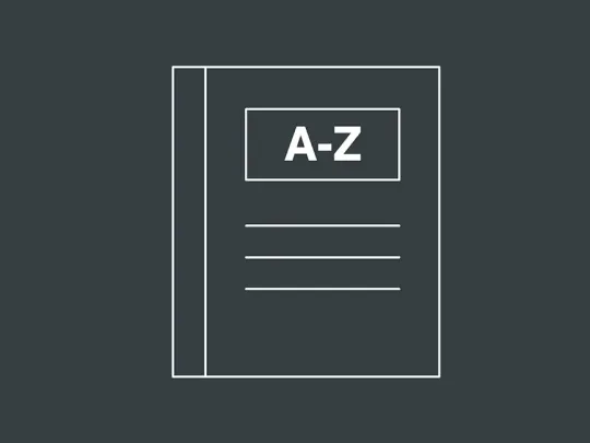 OPDC - Glossary icon