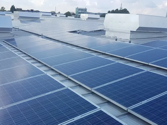 OPDC event solar panels