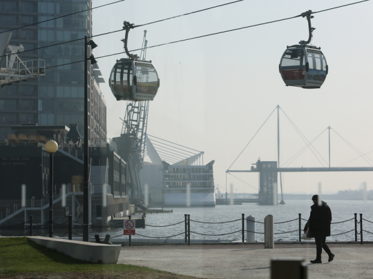 View of London Royal Docks