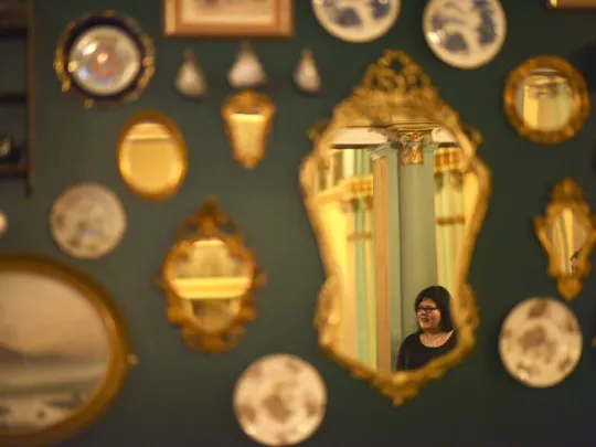 Night Czar visits Wall of mirros at Mirth marvel and maud in walthamstow
